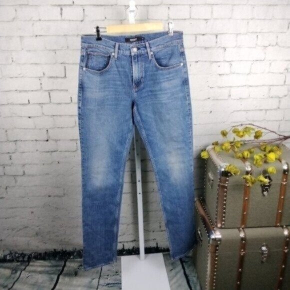 Hudson Blake Slim Distressed Men's Jeans Blue Size 32 - Picture 7 of 7